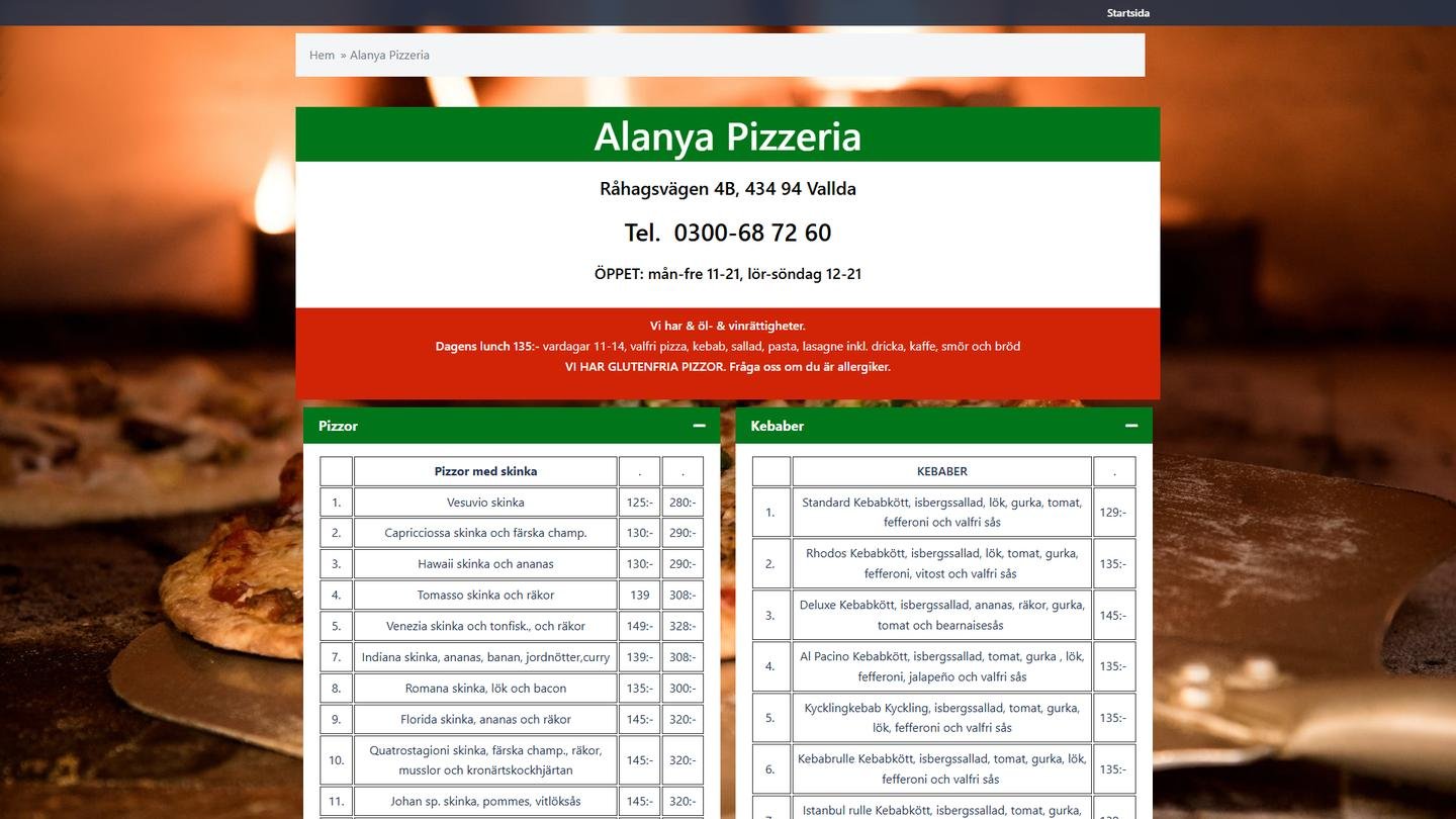 Alanya Pizzeria