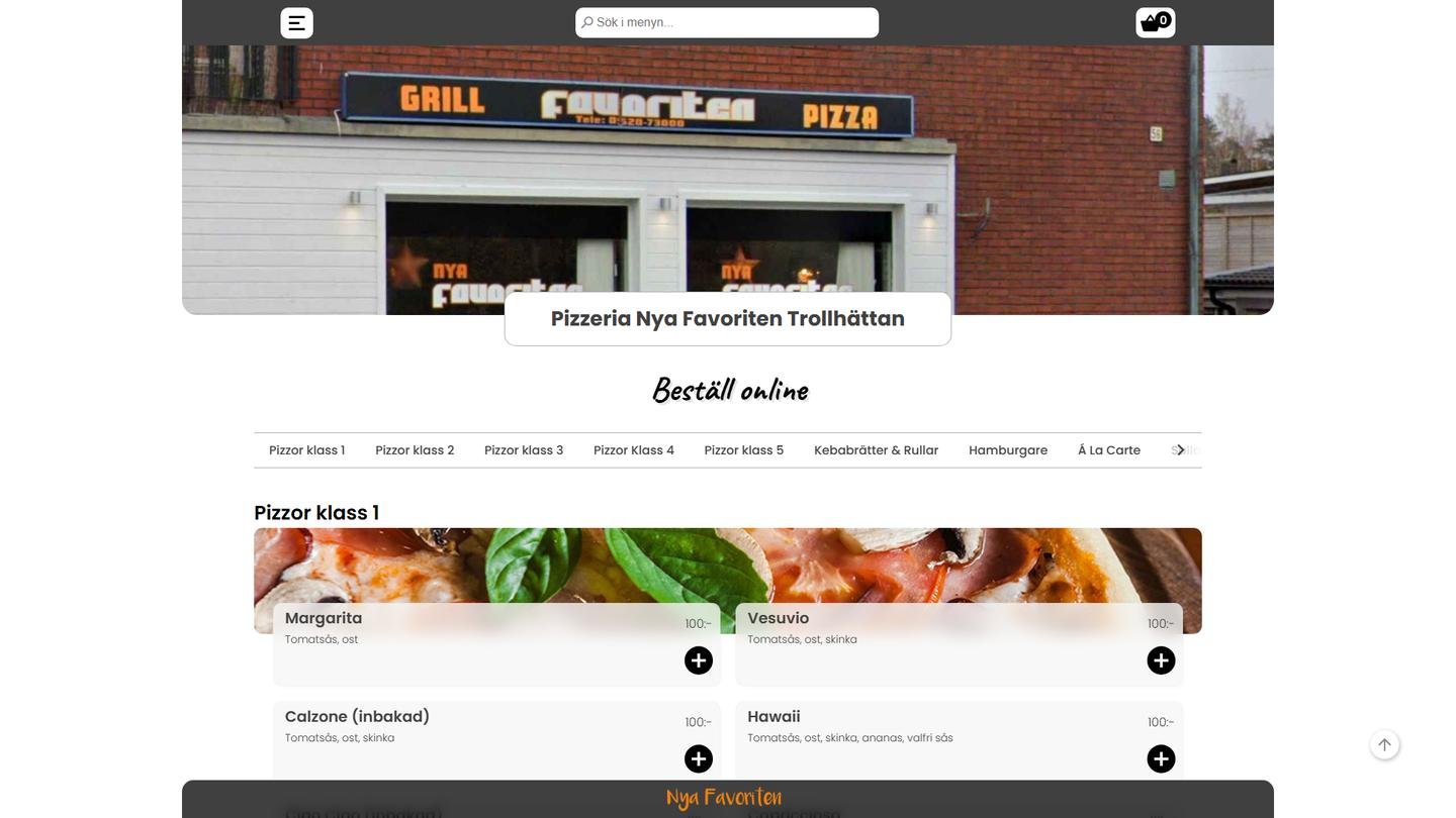 Pizzeria Nya Favoriten